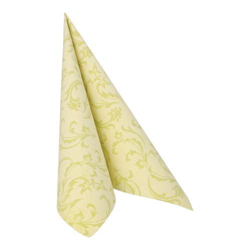 50 Servietten "ROYAL Collection" 1/4-Falz 40 cm x 40 cm limonengrün "Damascato" 12500 Servietten "ROYAL Collection" 1/4-Falz 40 cm x 40 cm limonengrün "Damascato"