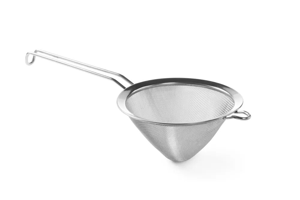 Spitzsieb, feinmaschig, 415x160x(H)105mm