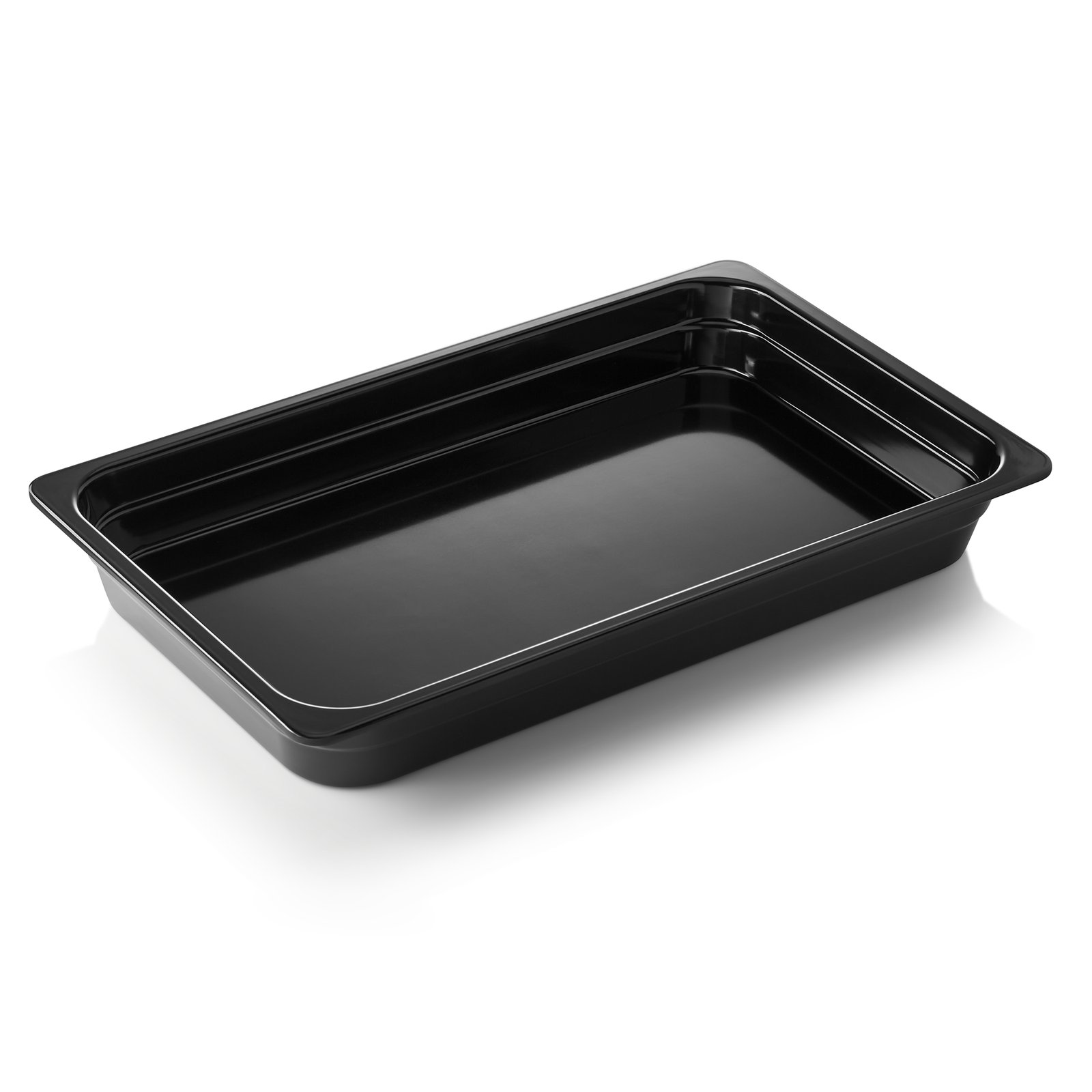 GN Behälter GN 65 BLACK 1/1-065 mm, schwarz, Melamin