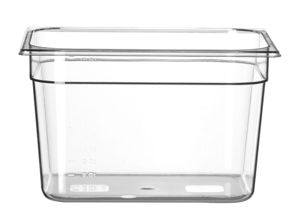 Gastronorm-Behälter 1/2, HENDI, Profi Line, GN 1/2, 4L, Transparent, 325x265x(H)65mm