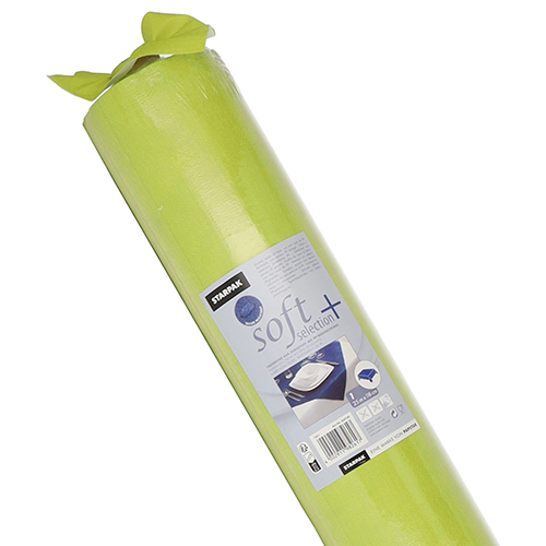 2 Tischdecke, stoffähnlich, Vlies "soft selection plus" 25 m x 1,18 m limonengrün 48 Tischdecke, stoffähnlich, Vlies "soft selection plus" 25 m x 1,18 m limonengrün