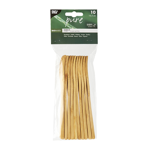 19200 Gabeln, Bambus "pure" 16,5 cm