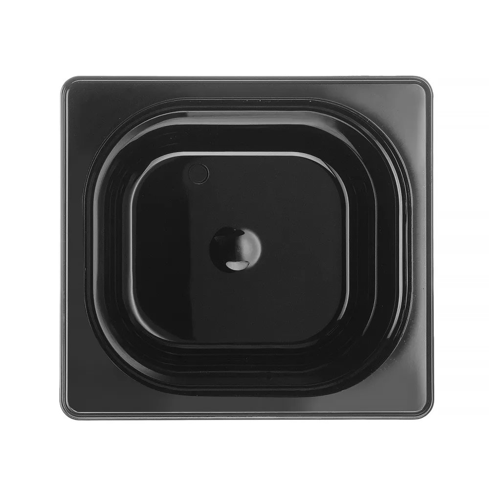 Gastronorm-Behälter 1/6, Profi Line, GN 1/6, 2,4L, Schwarz, 176x162x(H)150mm Gastronorm-Behälter 1/6, Profi Line, GN 1/6, 1L, Schwarz, 176x162x(H)65mm