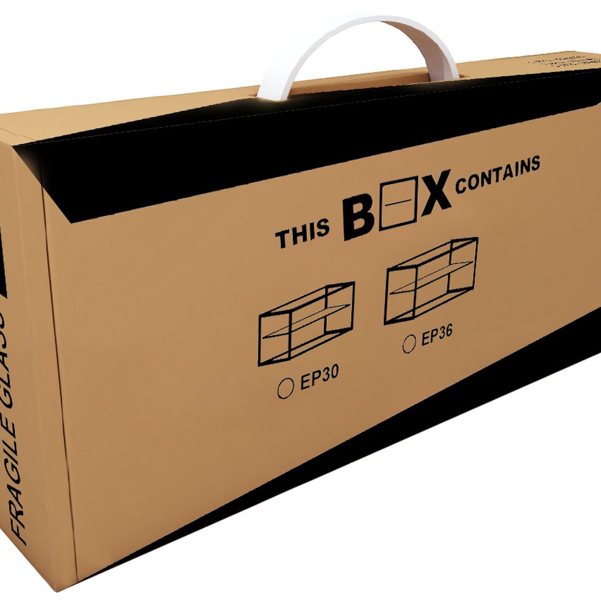 Show-Vitrine Neutral EP30D Display für Lebensmittelpräsentation Show-Vitrine Neutral EP36D Display für Lebensmittelpräsentation