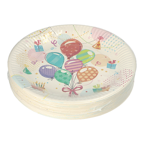 50 Teller, Pappe rund Ø 23 cm "Fete" 20000 Teller, Pappe rund Ø 23 cm "Fete"
