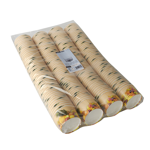 11200 Eisbecher, Pappe rund 125 ml Ø 8 cm · 4,8 cm "Früchte"