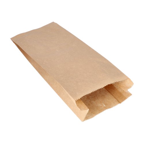 48000 Papierfaltenbeutel gefädelt Kraftpapier 35 cm x 15 cm x 7 cm braun Füllinhalt 2,5 kg
