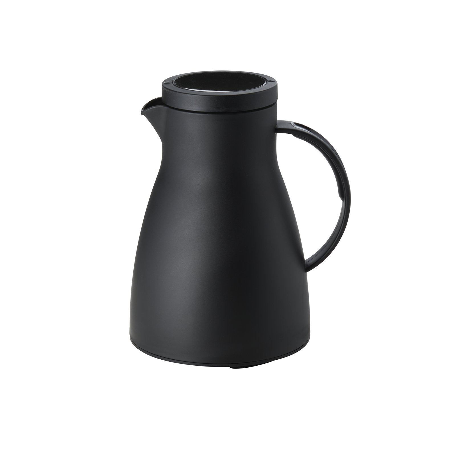 Isolierkanne, 0,7 ltr., Ø 12,5 cm, Höhe 19,5 cm, schwarz, Polypropylen