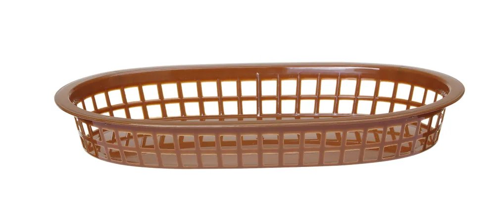 Servierkörbe im Fastfood-Stil, Braun, 6 Stk., 275x175x(H)38mm