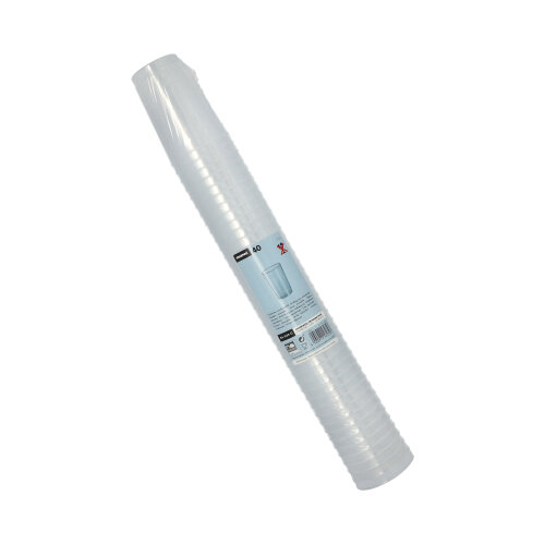 40 Mehrweg-Trinkbecher PP 0,2 l Ø 6,8 cm · 9,8 cm transluzent unzerbrechlich 12800 Mehrweg-Trinkbecher PP 0,2 l Ø 6,8 cm · 9,8 cm transluzent unzerbrechlich