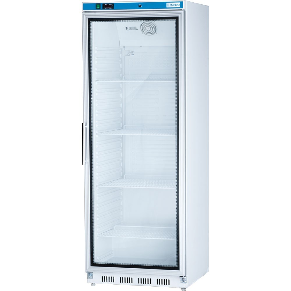 weißer Kühlschrank GT66 mit Glastür, 258 Liter