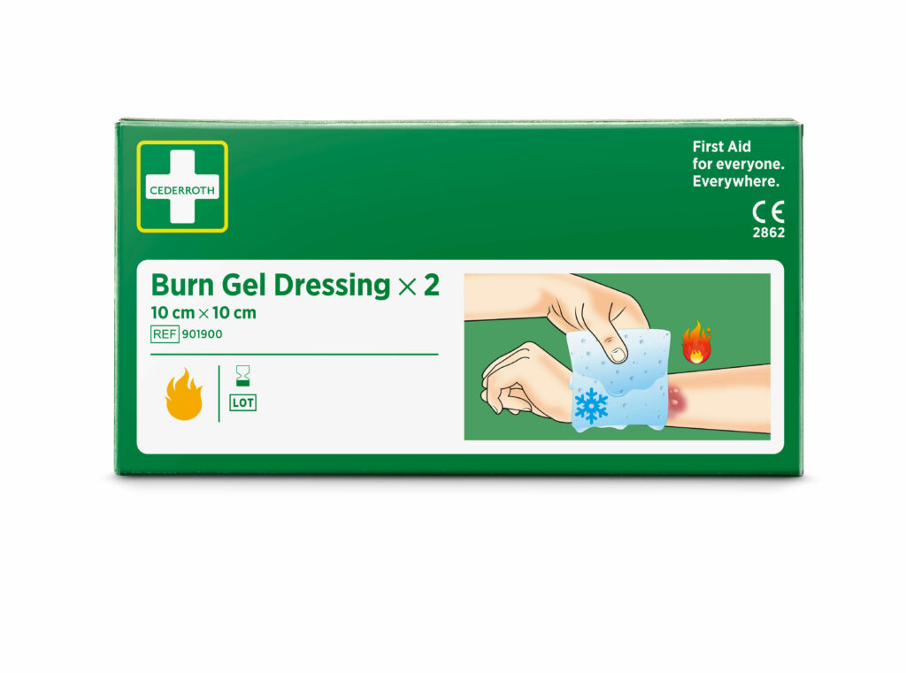 Cederroth Burn Gel Dressing Verband 10 cm x 10 cm