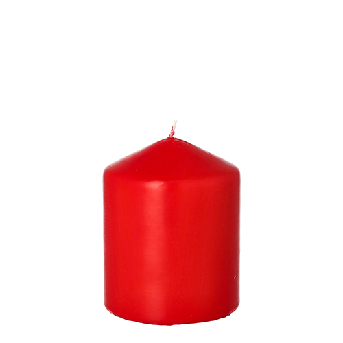 896 Stumpenkerze Ø 80 mm · 100 mm tangorot