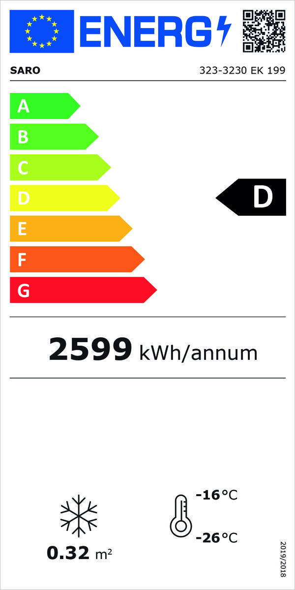 TiefkühlschrankmitGlastür,ModellEK199