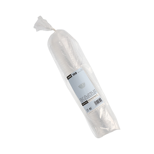 100 Dressingschalen, PS rund 50 ml Ø 6,7 cm · 2,7 cm klar 36000 Dressingschalen, PS rund 50 ml Ø 6,7 cm · 2,7 cm klar
