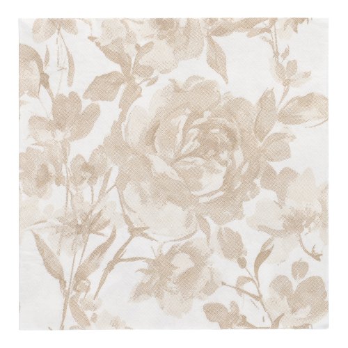 20 Servietten "ROYAL Collection" 1/4-Falz 40 cm x 40 cm sand "Rose" 12000 Servietten "ROYAL Collection" 1/4-Falz 40 cm x 40 cm sand "Rose"