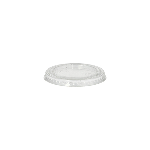 51000 Deckel für Portionsbecher, PLA "pure" rund Ø 6 cm transparent