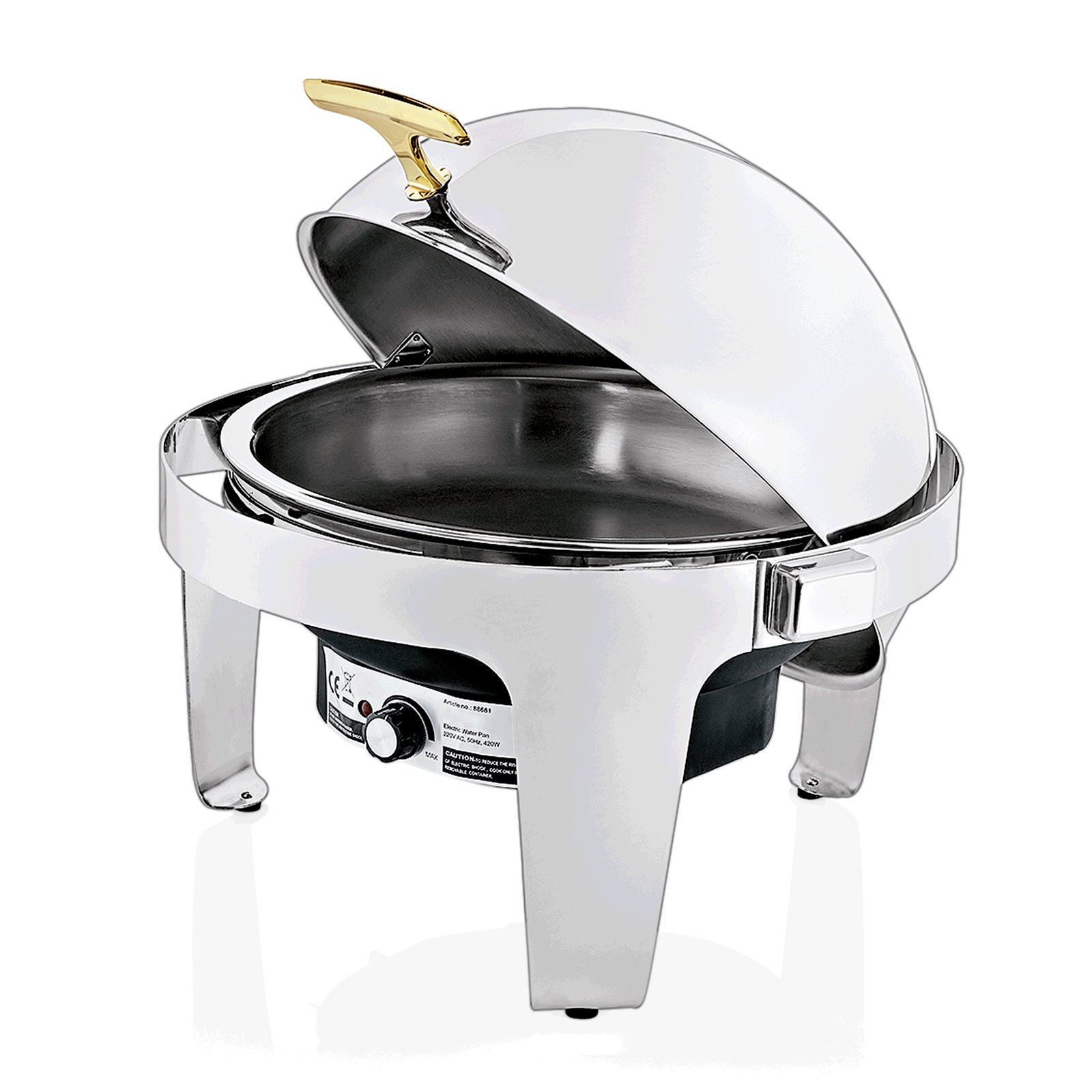 Elektro Chafing Dish 6,8 L, Ø 39,5 cm, (H) 45 cm Elektro Chafing Dish 6,8 L, Ø 39,5 cm, (H) 45 cm