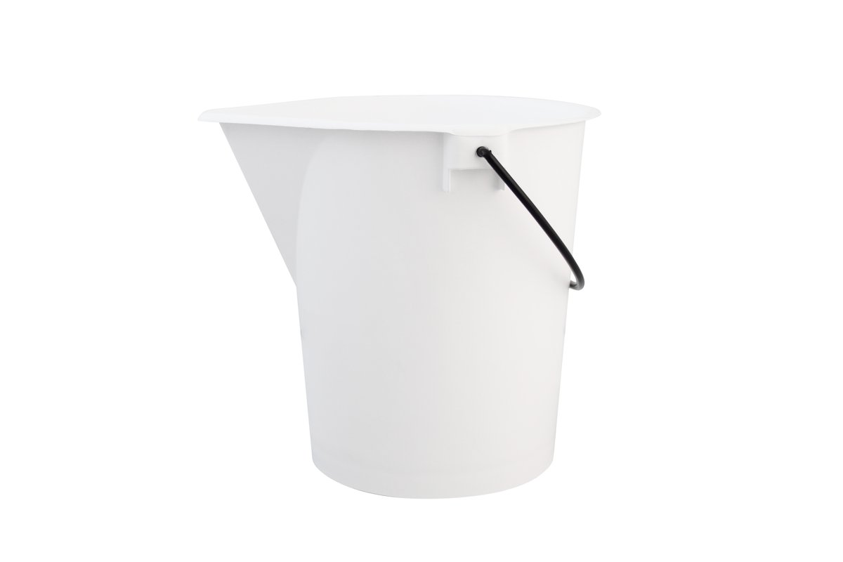 Eimer 15 Liter, LDPE, weiß