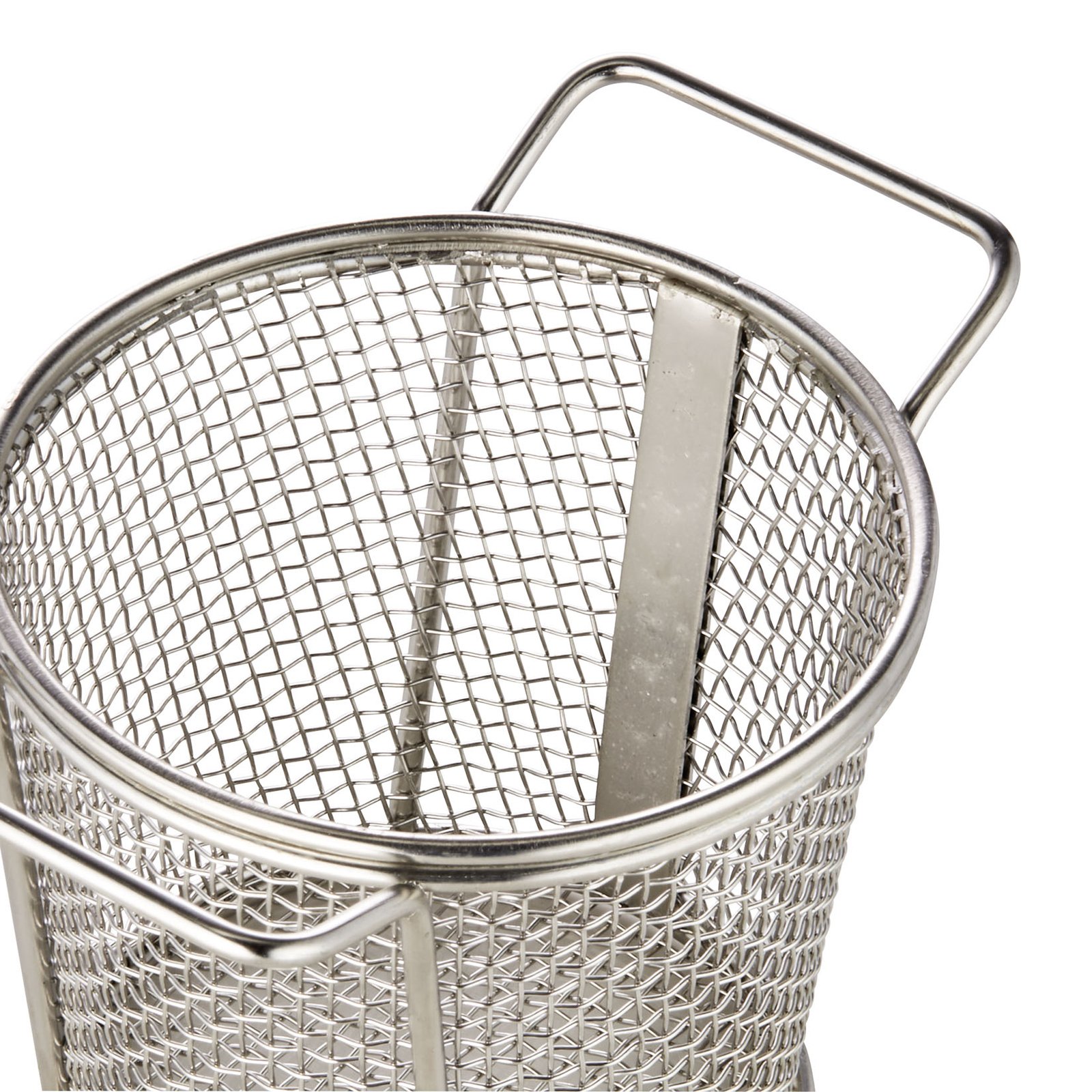 Servier- und Frittierkorb, Ø 9,5 cm, Höhe 8,5 cm, Chromnickelstahl