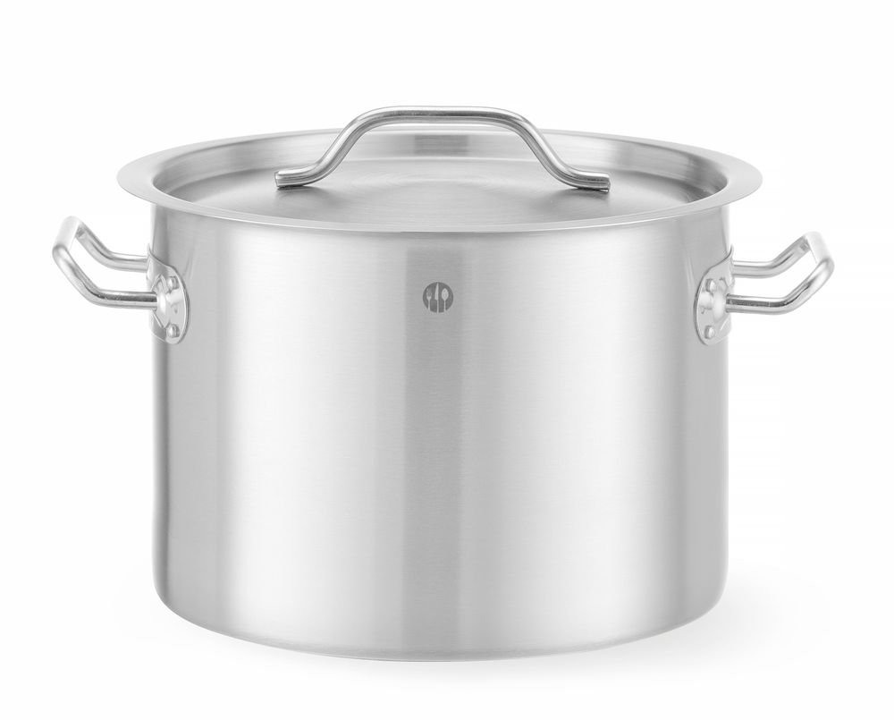 Kochtopf, mittel - mit Deckel, Budget Line, 9L, ⌀250x(H)180mm Kochtopf, mittel - mit Deckel, Budget Line, 32L, ⌀400x(H)260mm