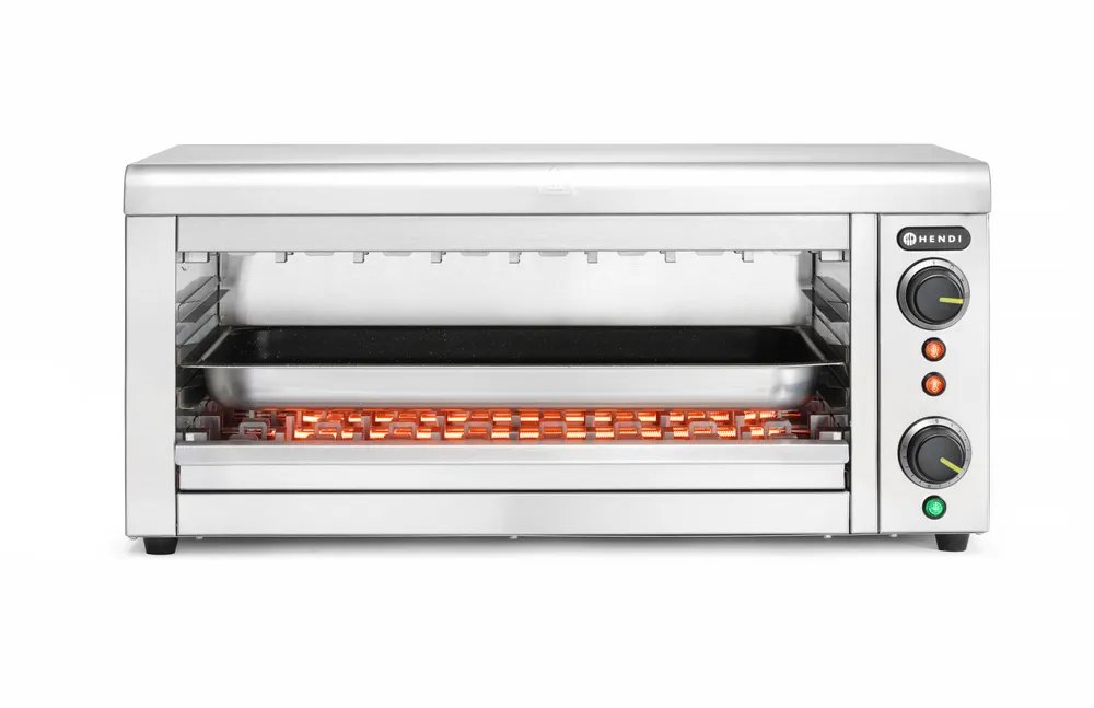 Salamander mit Quarz-Infrarotheizelement, 230V/3645W, 689x397x(H)318mm Salamander mit Quarz-Infrarotheizelement, 230V/3645W, 689x397x(H)318mm