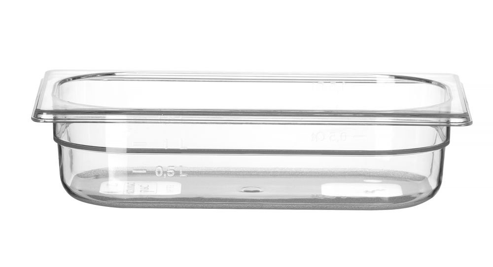 Gastronorm-Behälter 1/4, HENDI, Profi Line, GN 1/4, 1,8L, Transparent, 265x162x(H)65mm Gastronorm-Behälter 1/4, HENDI, Profi Line, GN 1/4, 1,8L, Transparent, 265x162x(H)65mm