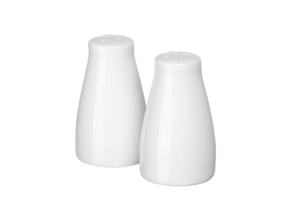 Salz- und Pfefferstreuer Set, HENDI, Pfeffer & Salz, ⌀42x(H)80mm