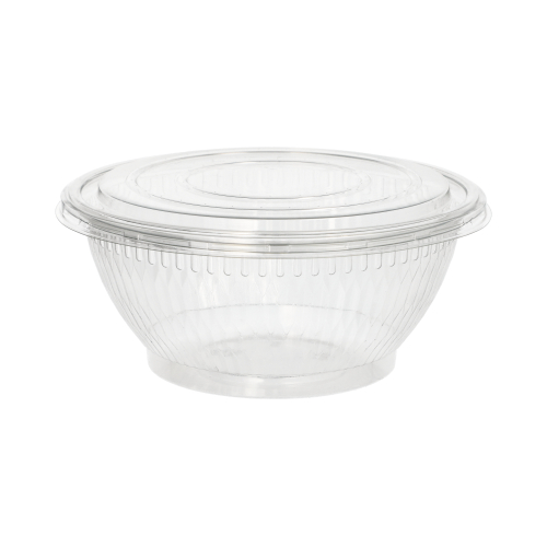 2400 Salatschalen, R-PET rund 1 l Ø 18 cm · 7,5 cm glasklar