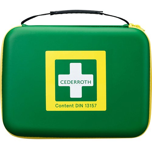 5 "Cederroth" First Aid Kit Large DIN 13157 26 cm x 31 cm x 8,6 cm grün