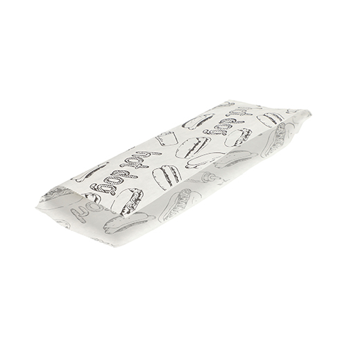 1000 Hot Dog-Tüten 21 cm x 8,5 cm weiss 1000 Hot Dog-Tüten 21 cm x 8,5 cm weiss