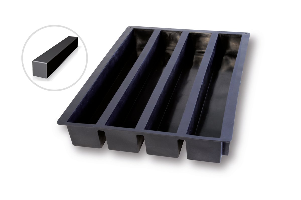 Backform aus Silikon Rinne