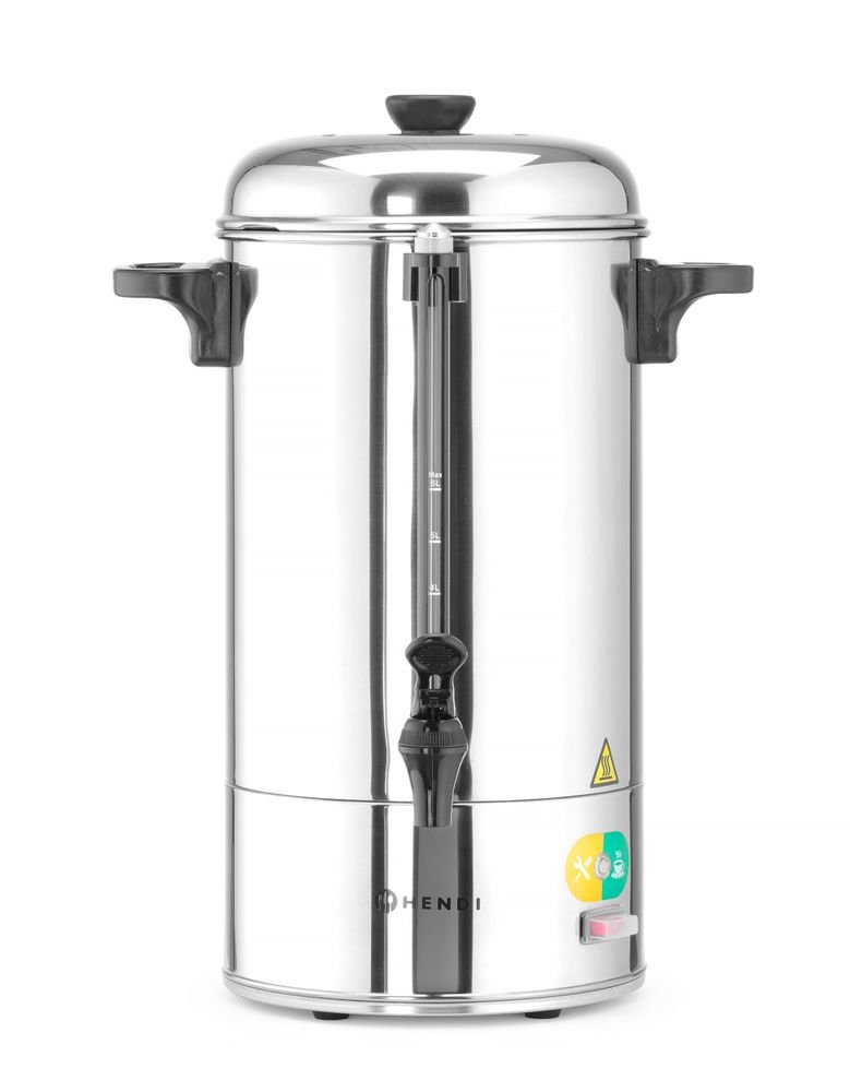 Perkolatoren einwandig, HENDI, 6L, 230V/1500W, 355x355x(H)470mm