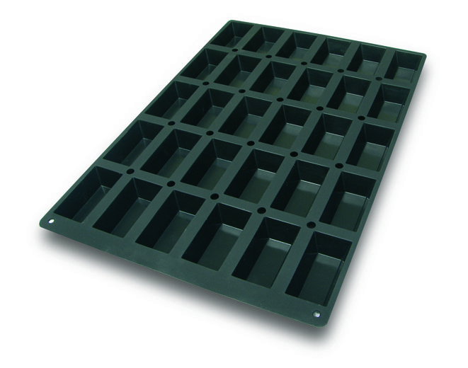 Backform aus Silikon Rechteck