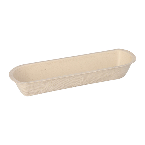 14400 Snacktrays Zuckerrohr 3,3 cm x 7,1 cm x 21 cm natur