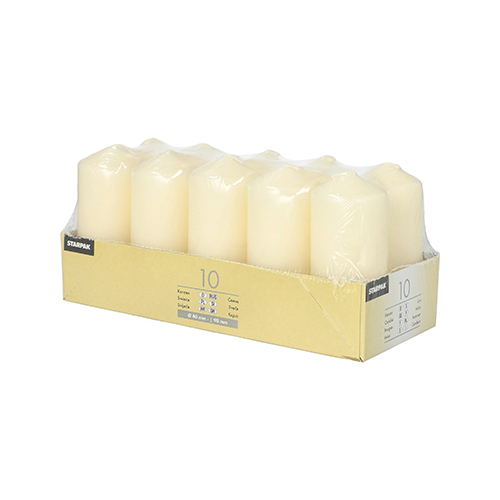 3960 Stumpenkerzen Ø 40 mm · 90 mm creme