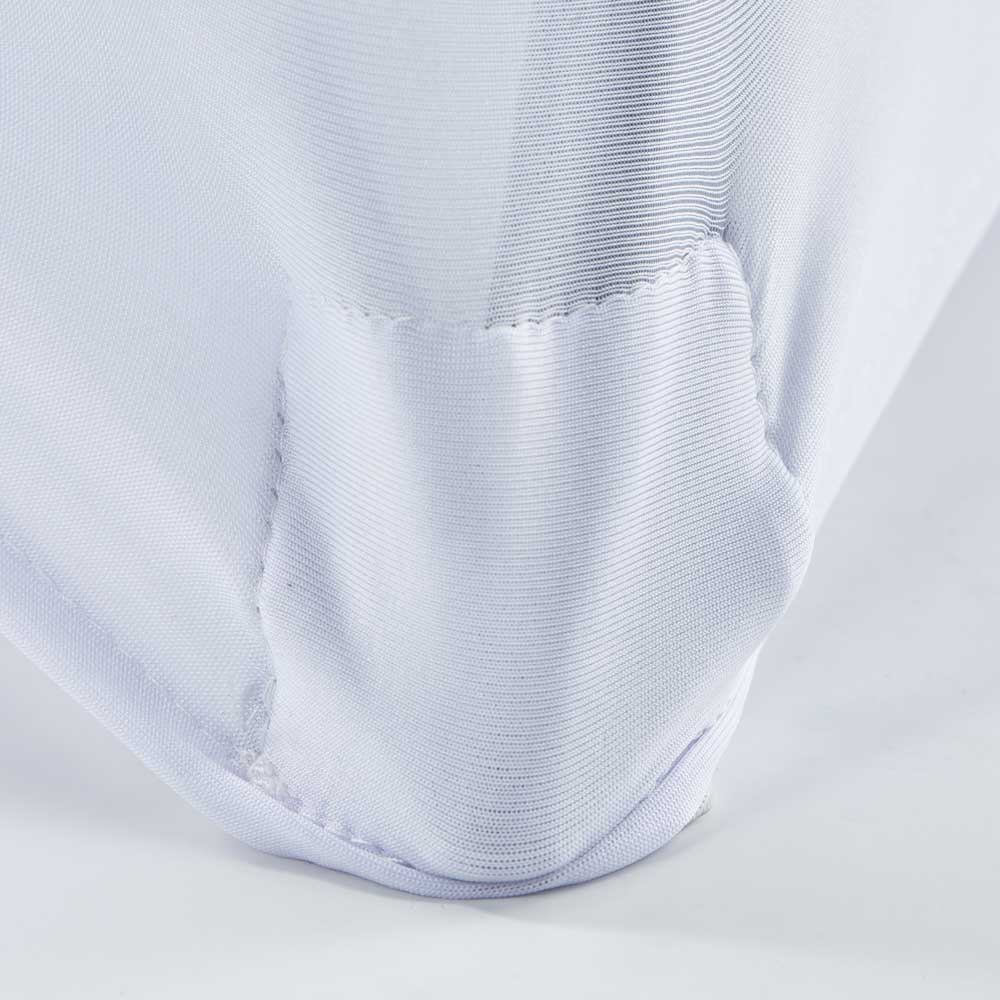 Stretchhusse für Stehtische von ca. D. 80 mm, weiß Stretchhusse für Stehtische von ca. D. 80 mm, weiß