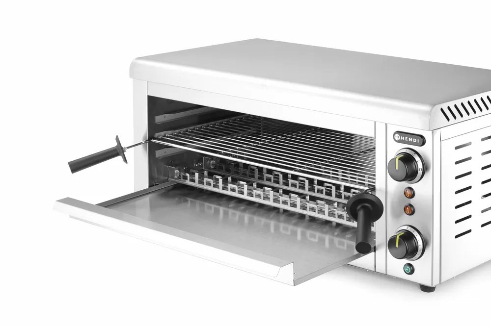 Salamander mit Quarz-Infrarotheizelement, 230V/3645W, 689x397x(H)318mm Salamander mit Quarz-Infrarotheizelement, 230V/3645W, 689x397x(H)318mm