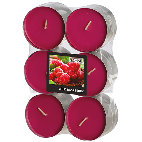 Flavour by GALA Maxi Duftlichte Ø 58 mm · 24 mm weinrot - Wild Raspberry