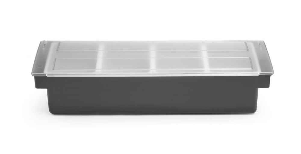 Zutatenbox – 4 Behälter, BarUp, 480x150x(H)100mm