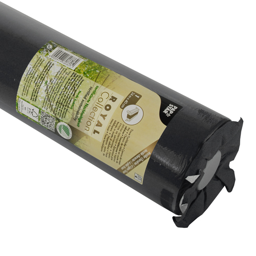 112 Tischläufer, Tissue "ROYAL Collection" 24 m x 40 cm schwarz