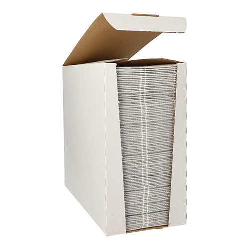 9600 Servietten "ROYAL Collection" 1/6-Falz 48 cm x 33 cm grau "Kitchen Craft"