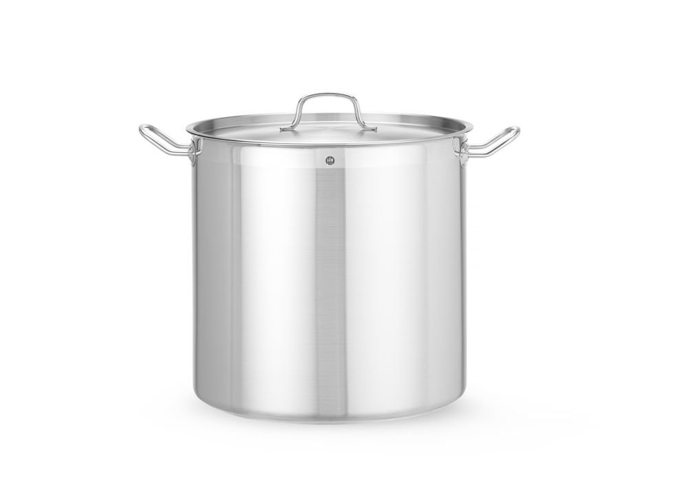 Kochtopf, hoch - mit Deckel, HENDI, Profi Line, 37L, ⌀360x(H)360mm