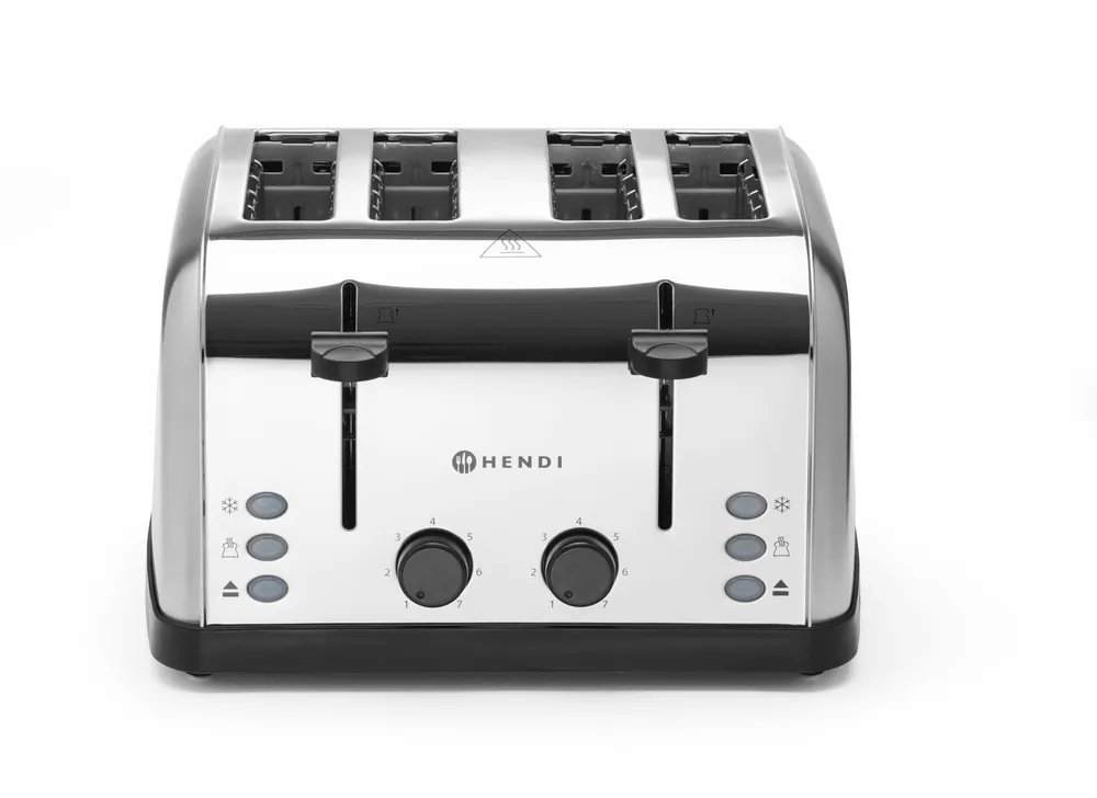 Toaster 4-fach, 240V/1500W, 295x335x(H)180mm