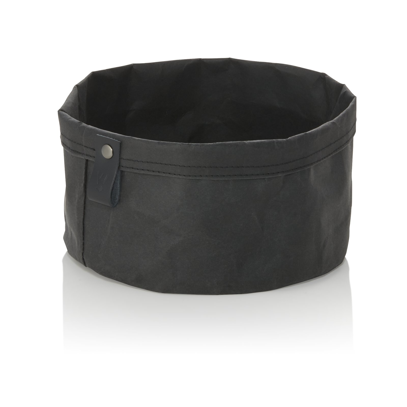 Brottasche CRAFT & CRUMBLE, Ø 20 cm, Höhe 13 cm, schwarz, Kraft Paper