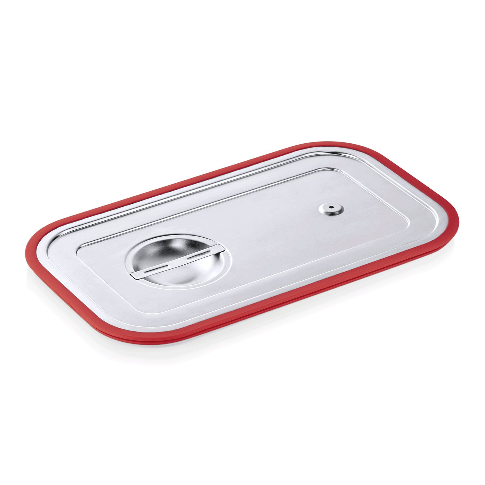 GN Transportdeckel 1/1 GN 70 Silikondichtung und Loch gegen Unterdruck GN Transportdeckel 1/1 GN 70 Silikondichtung und Loch gegen Unterdruck