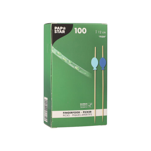 100 Fingerfood - Picker 12 cm "Fish" 76800 Fingerfood - Picker 12 cm "Fish"