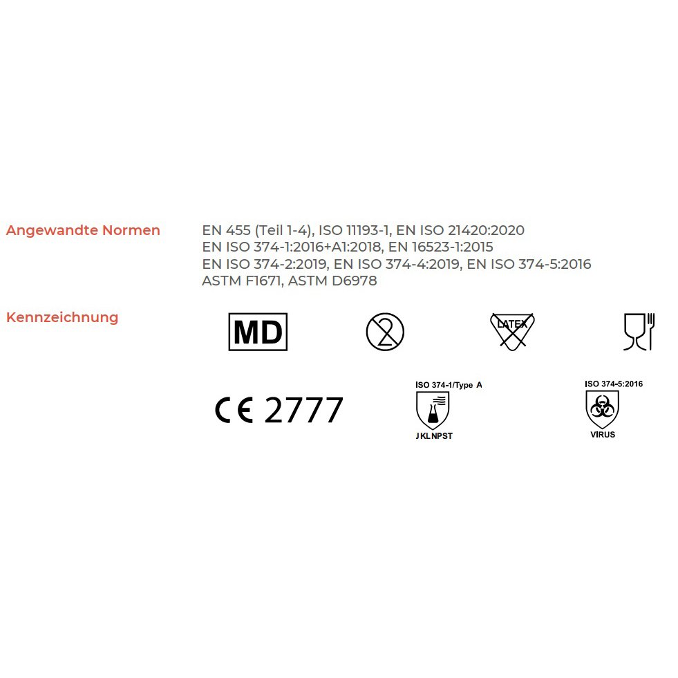 12000 "WORK-INN" Handschuhe Nitril puderfrei "High Risk" blau Größe XXL