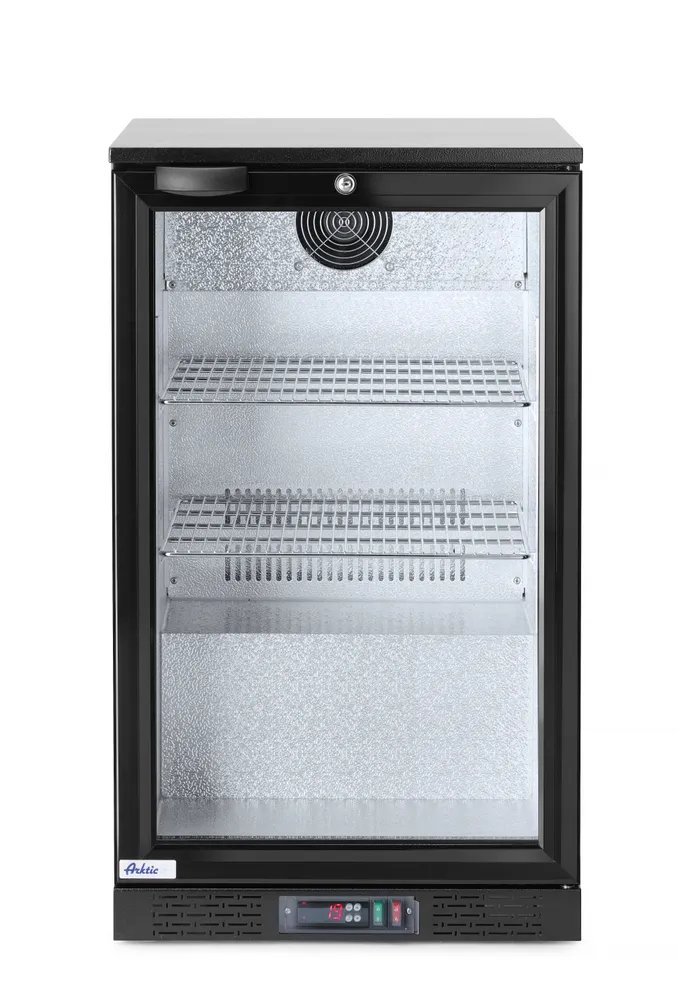 Kühlschrank hinten mit einer Tür, Arktic, 86L, Schwarz, 220-240V/120W, 500x530x(H)865mm