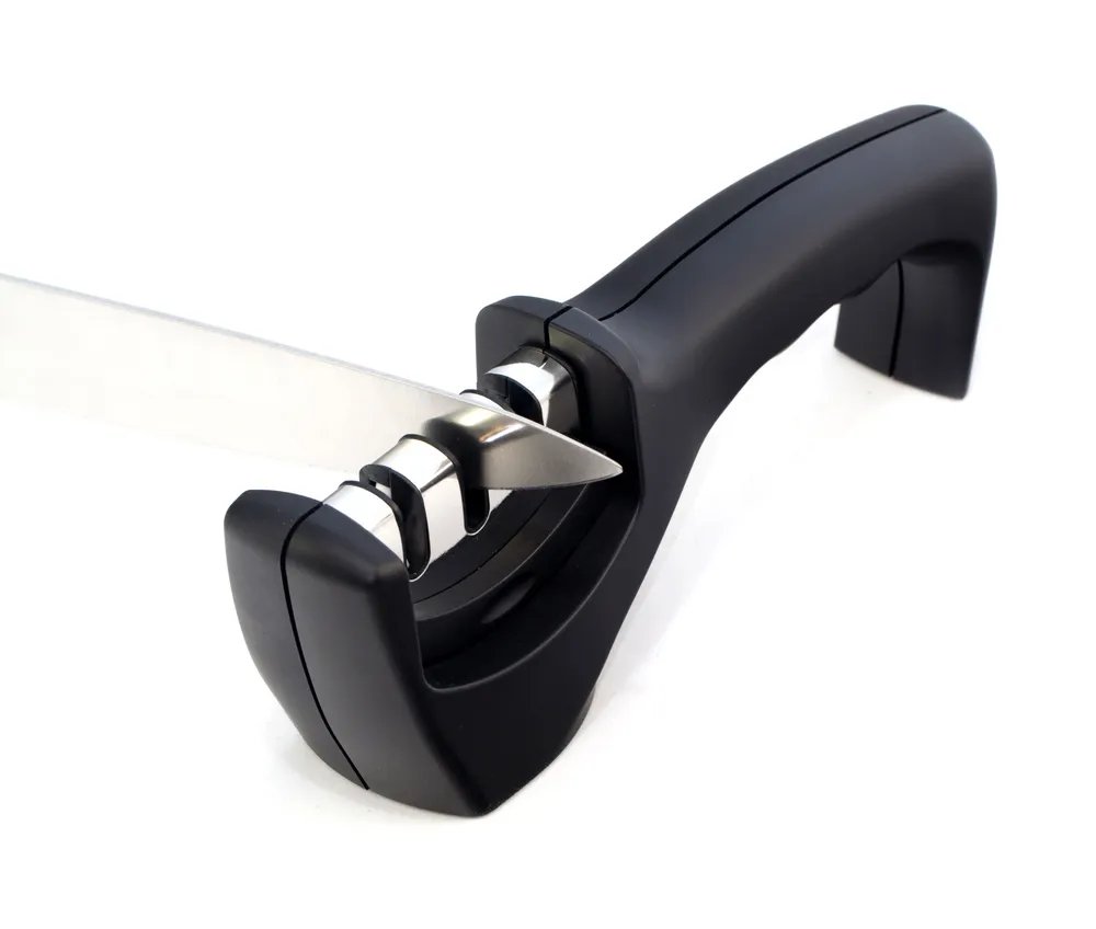 Messerschärfer, Schwarz, 200x46x(H)75mm Messerschärfer, Schwarz, 200x46x(H)75mm